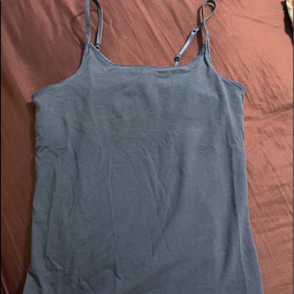 Navy Blue spaghetti strap tank top